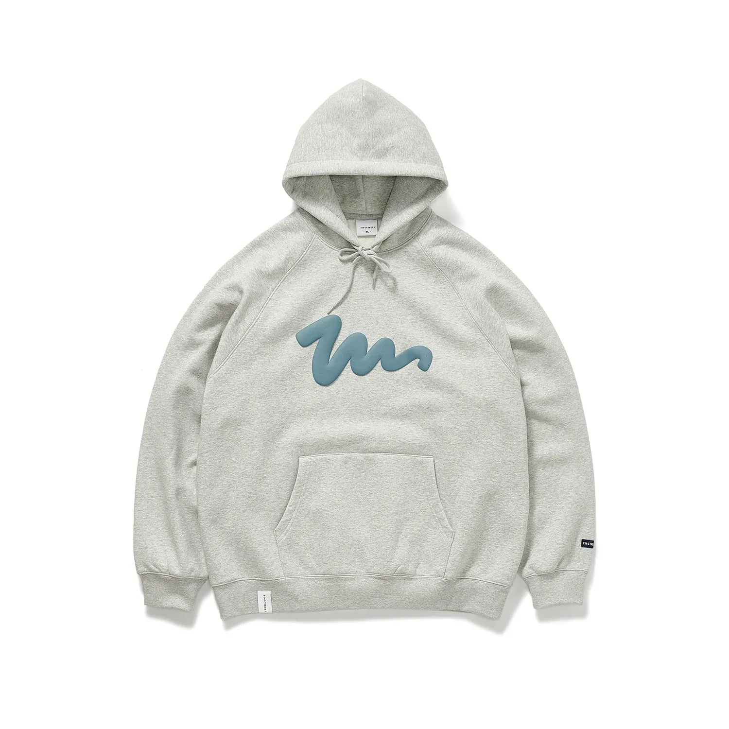 714street ラグランスリーブロゴスウェットパーカ 714ST087