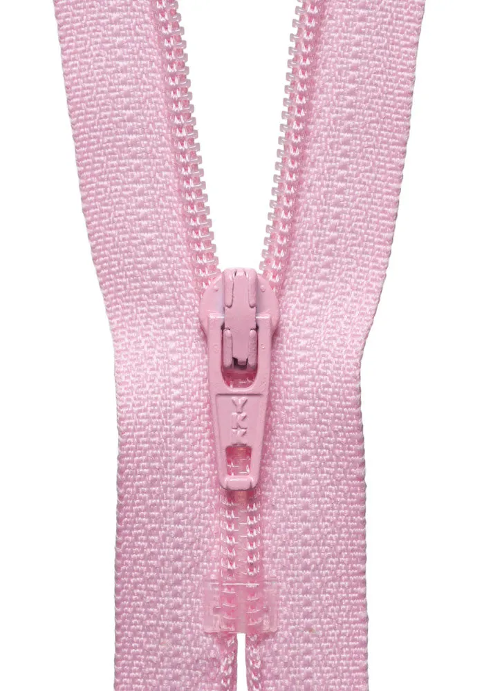 8"/20cm Nylon Skirt/Dress Zip - Baby Pink (513)