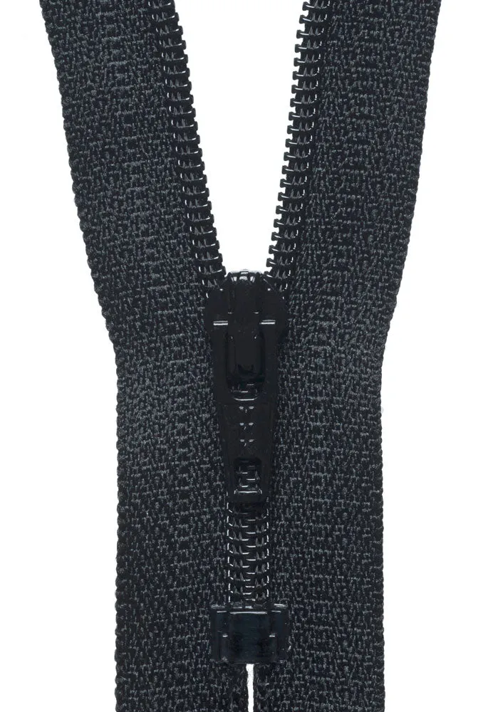 8"/20cm Nylon Skirt/Dress Zip - Black (580)