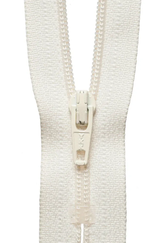 8"/20cm Nylon Skirt/Dress Zip - Buttermilk (121)