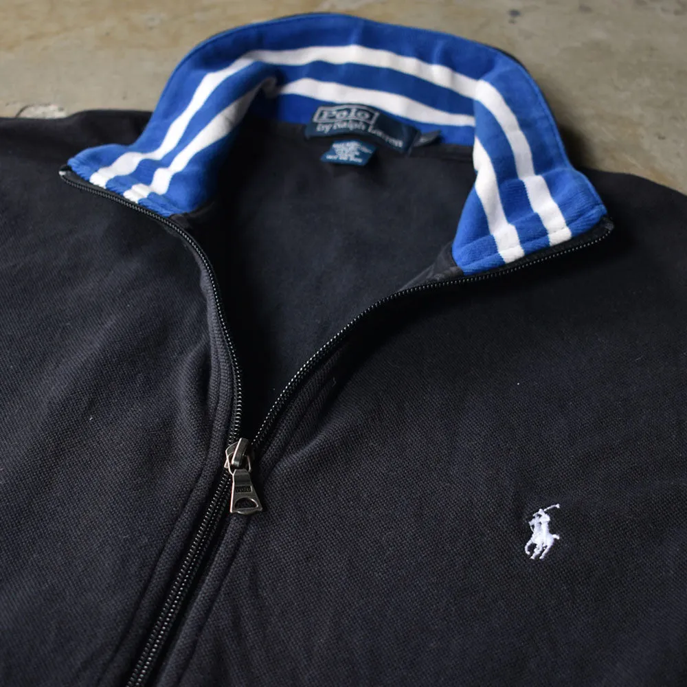 90's　Polo Ralph Lauren/ポロ ラルフローレン 鹿の子 ジャージ トラックジャケット　230318