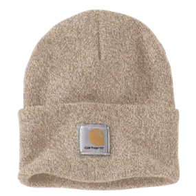 A18 Knit Cuffed Beanie - Flaxseed/Oatmilk Marl