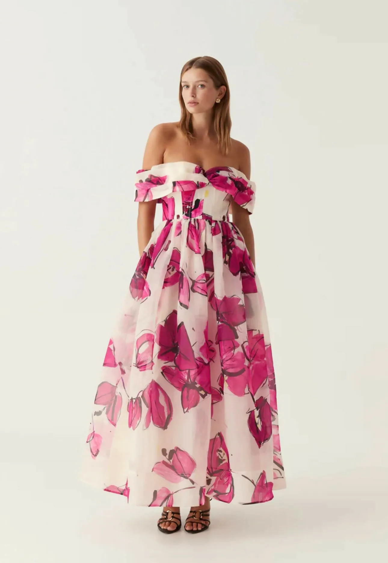 Aje Cordelia Midi Dress