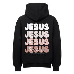 Aktion: Jesus x John 14:6 Oversized Hoodie BackPrint