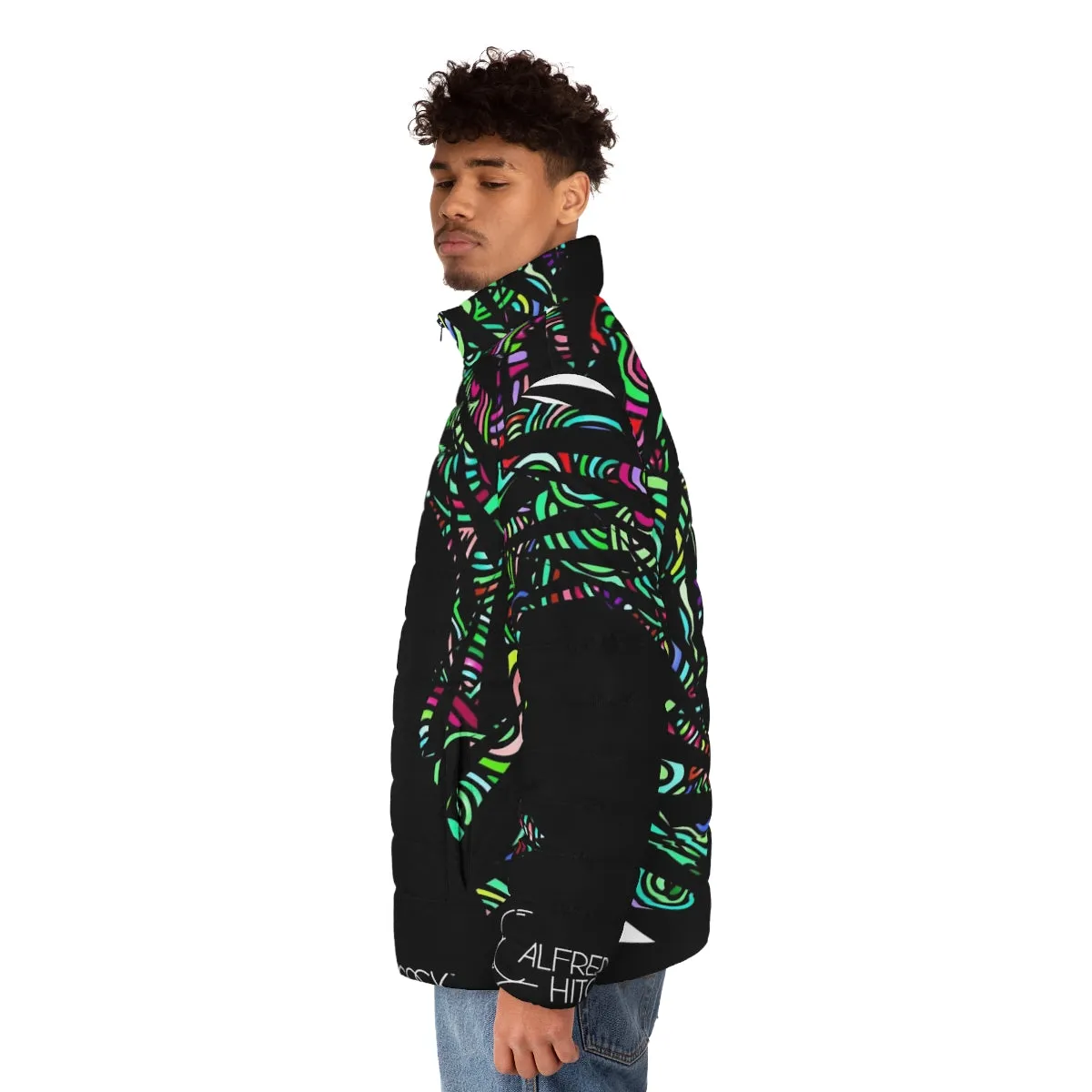 Alfred Hitchcock's Vertigo Inspired Colorful Puffer Jacket