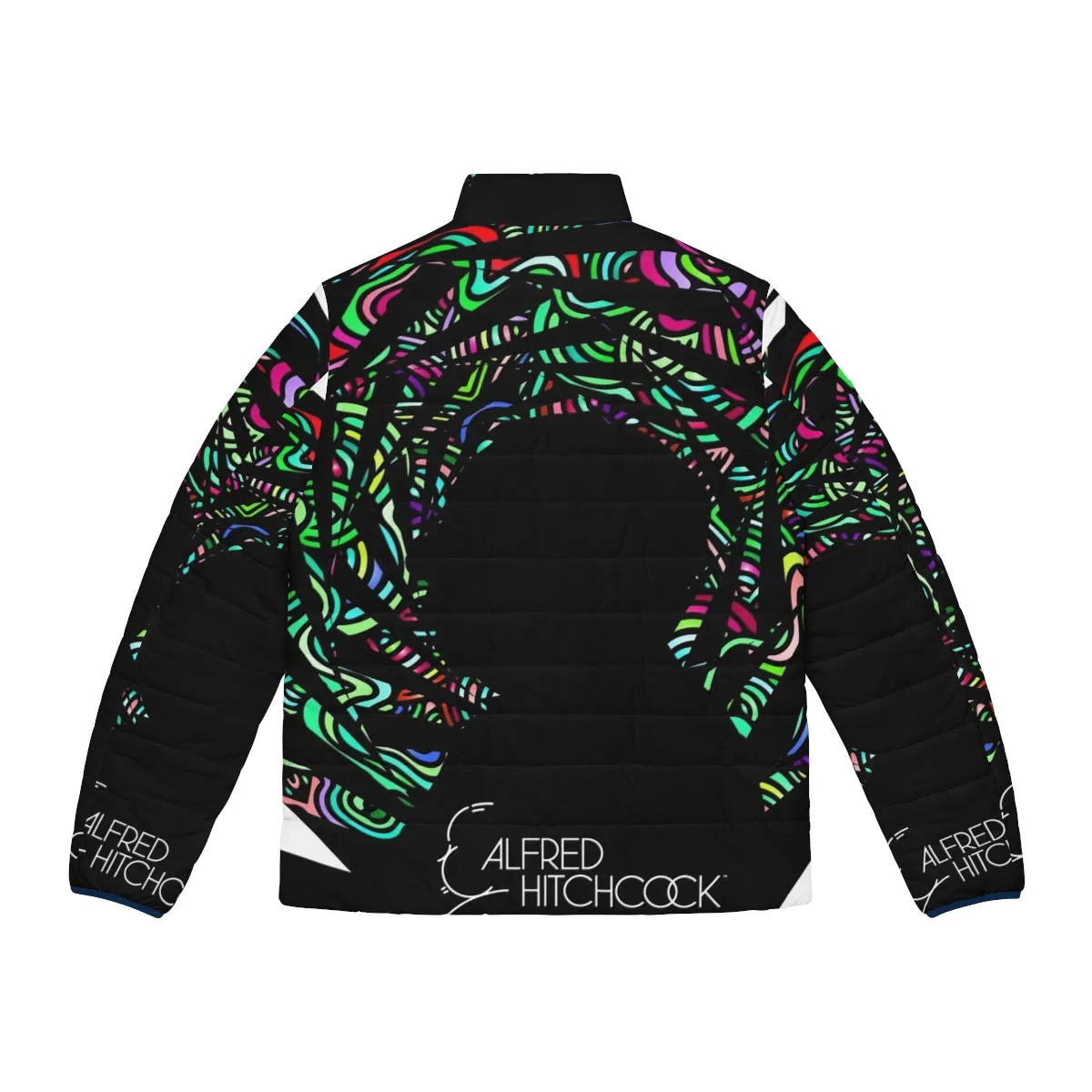 Alfred Hitchcock's Vertigo Inspired Colorful Puffer Jacket