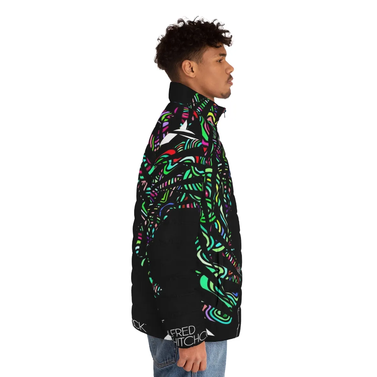 Alfred Hitchcock's Vertigo Inspired Colorful Puffer Jacket