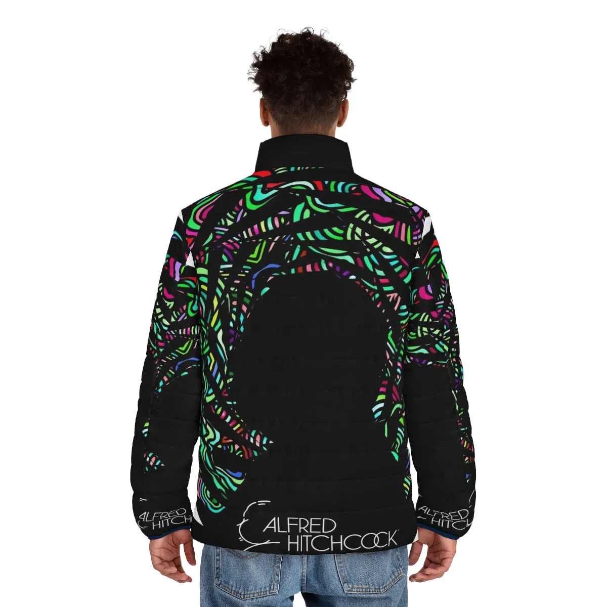 Alfred Hitchcock's Vertigo Inspired Colorful Puffer Jacket