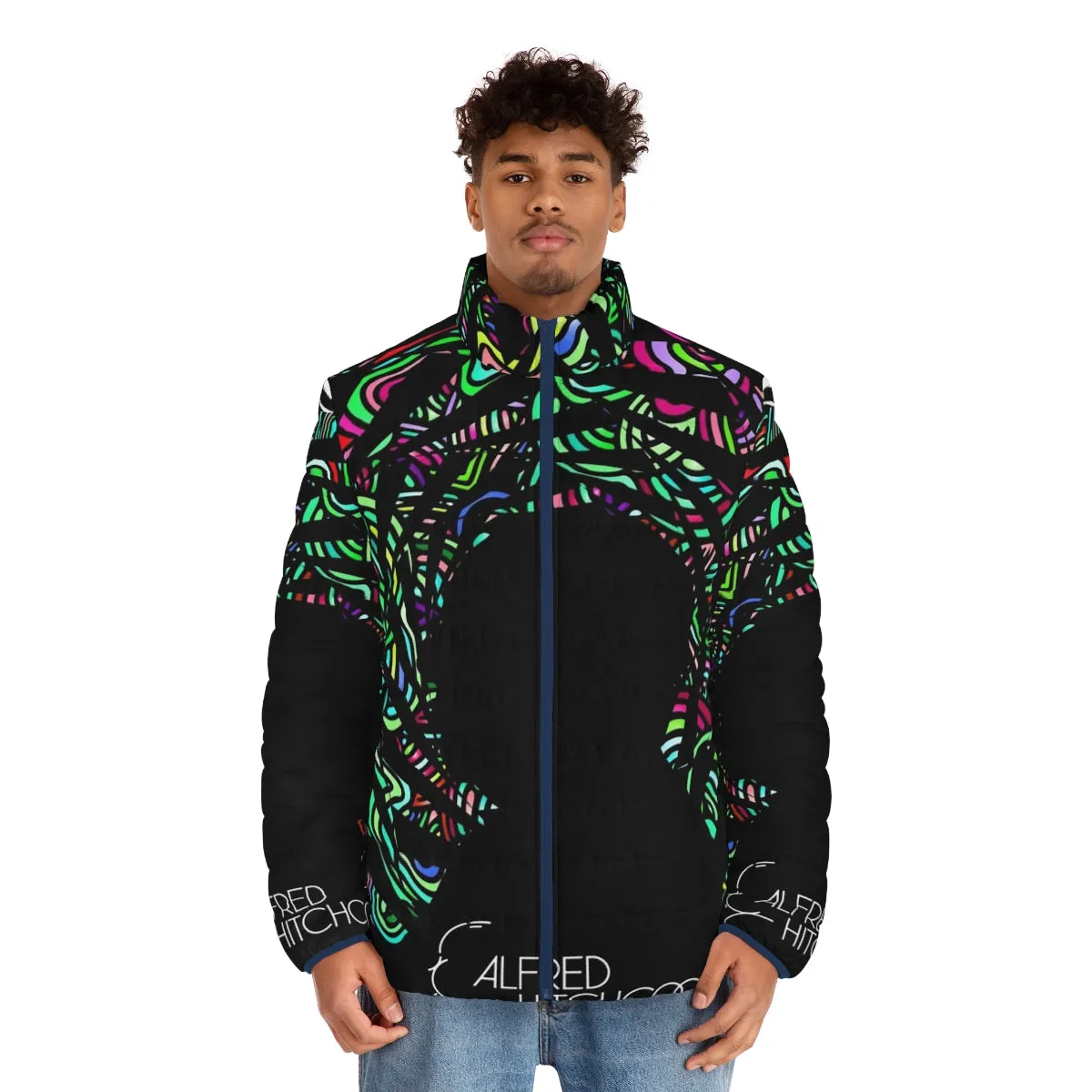 Alfred Hitchcock's Vertigo Inspired Colorful Puffer Jacket