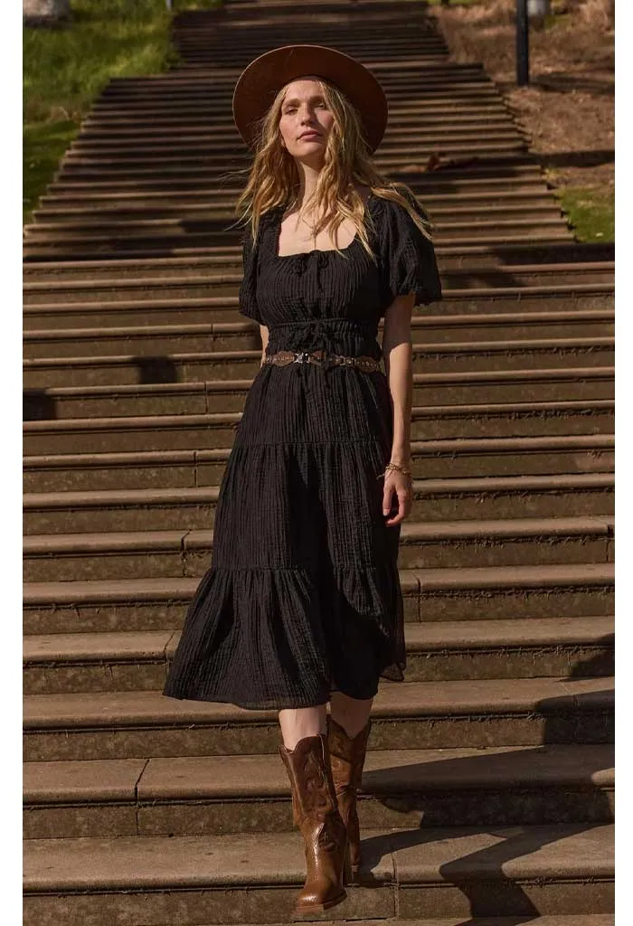 Amy Tiered Midi Dress
