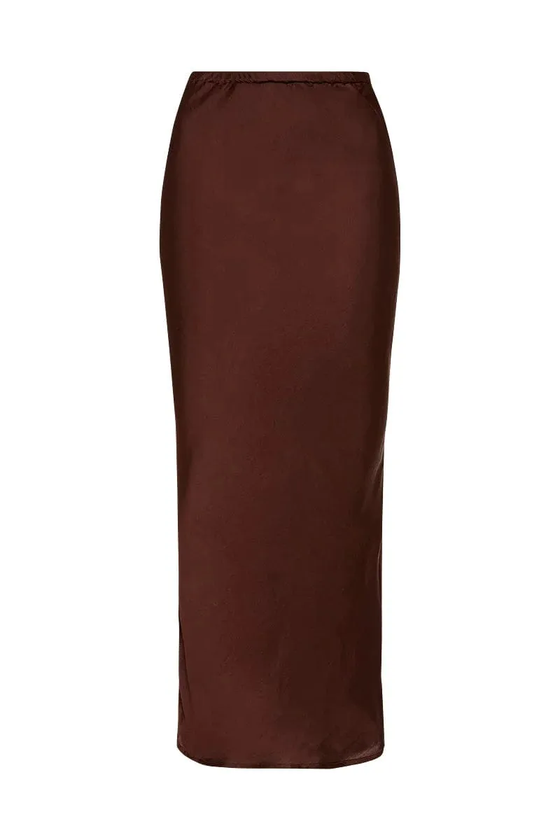 Ancora Skirt - Dark Truffle