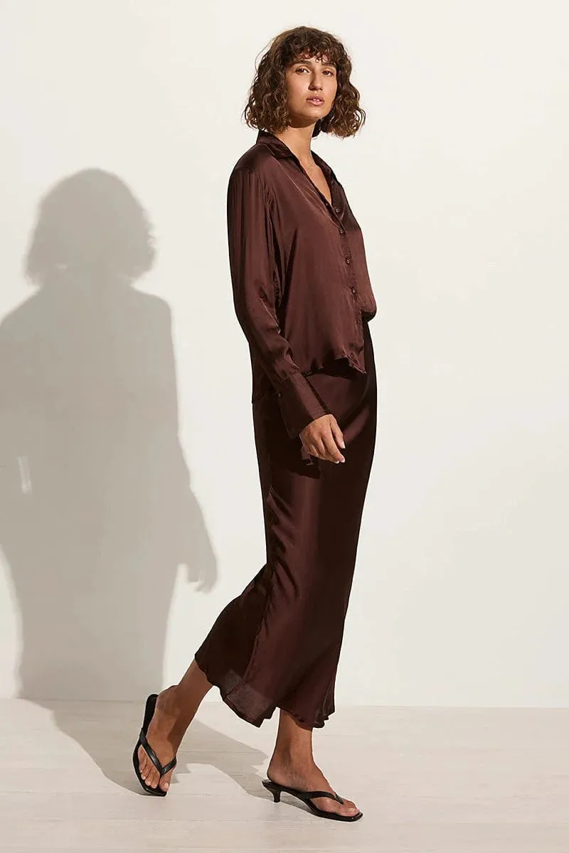 Ancora Skirt - Dark Truffle