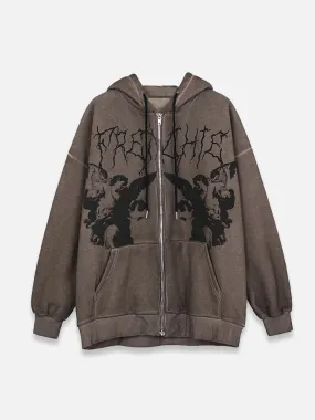 ANGELS ZIP-UP HOODIE
