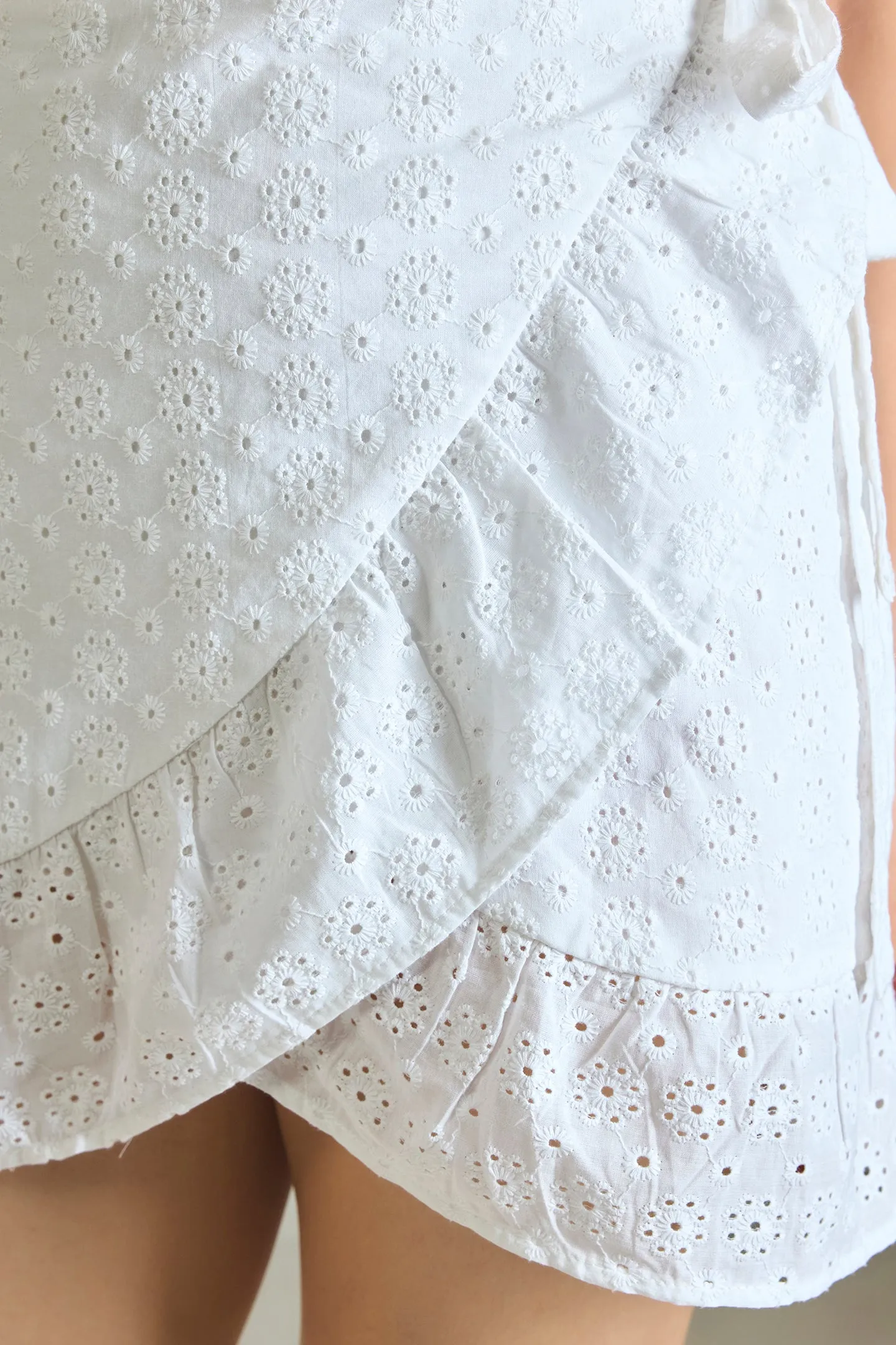 Arlyn|Glam Cotton Wrap Skirt