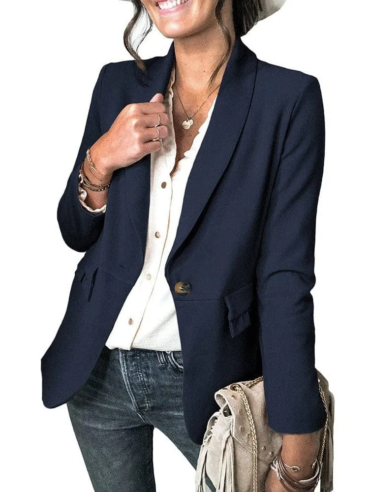 Basic Long Sleeve Blazer