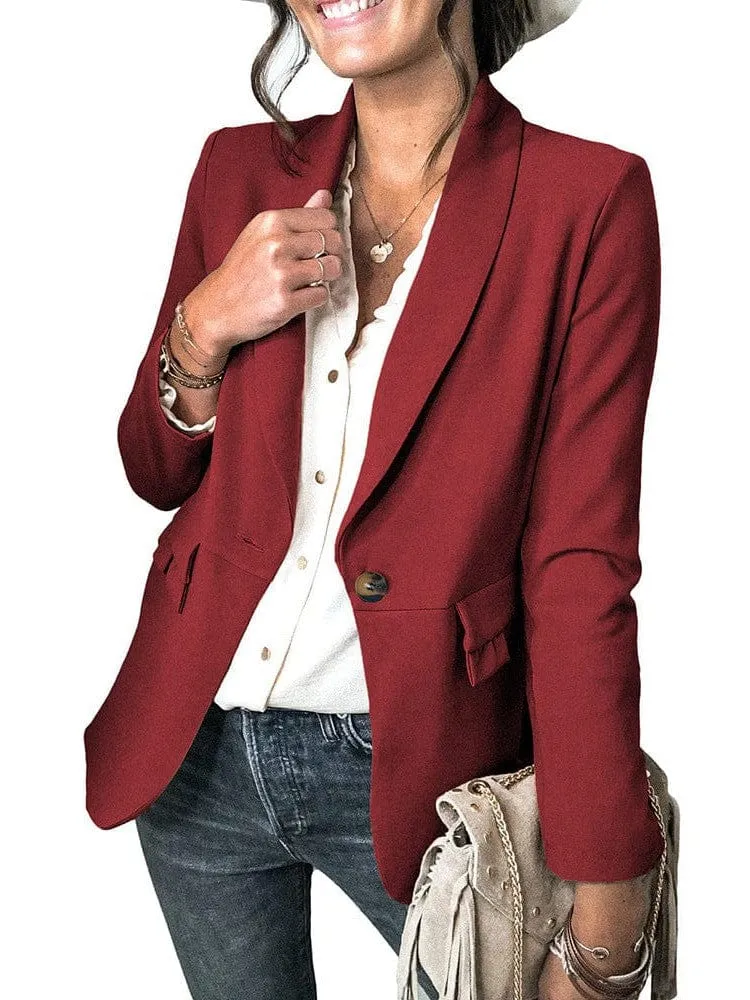 Basic Long Sleeve Blazer