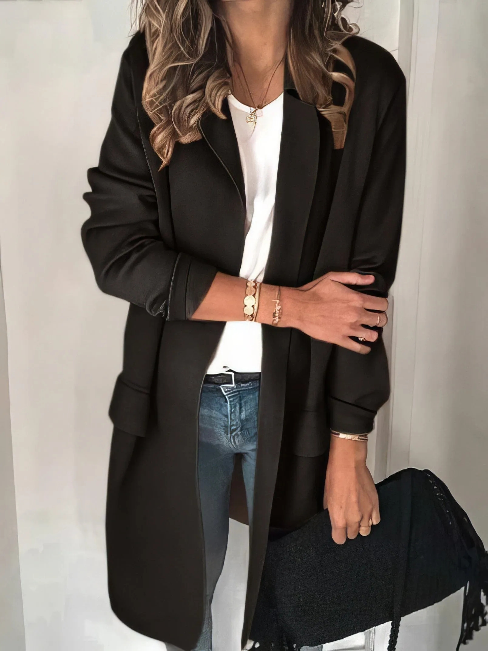 Basic Long Sleeve Blazer