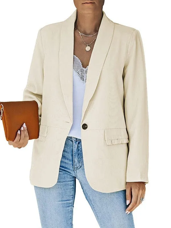 Basic Long Sleeve Blazer