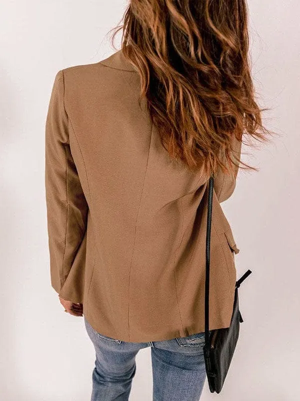Basic Long Sleeve Blazer