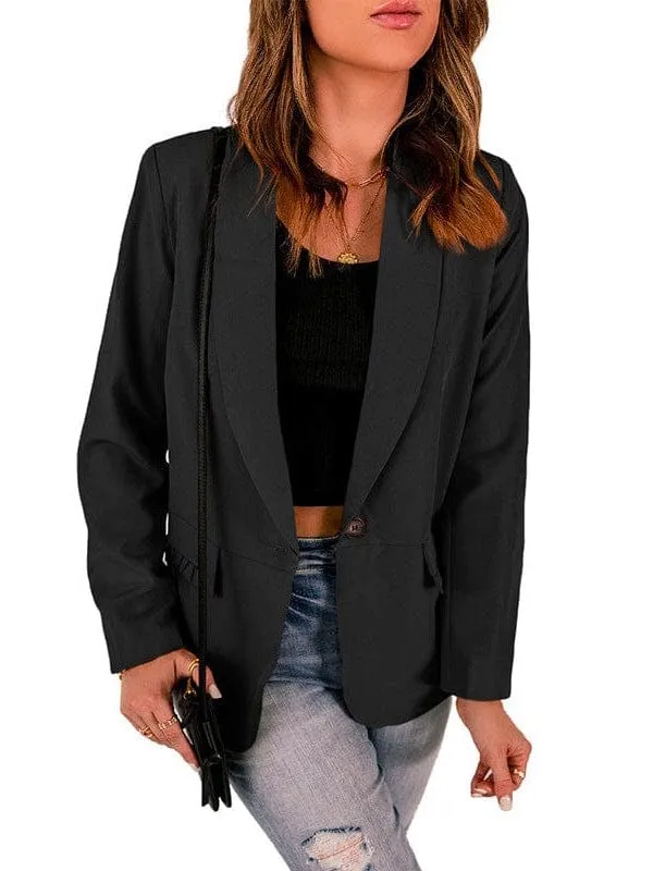 Basic Long Sleeve Blazer