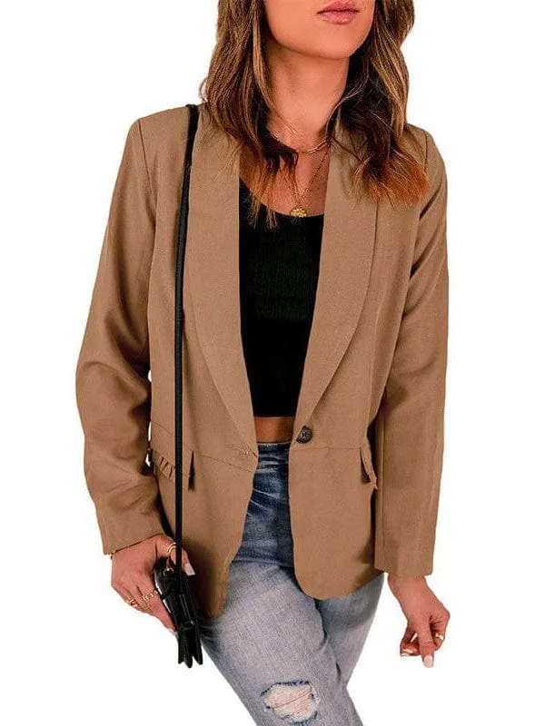 Basic Long Sleeve Blazer