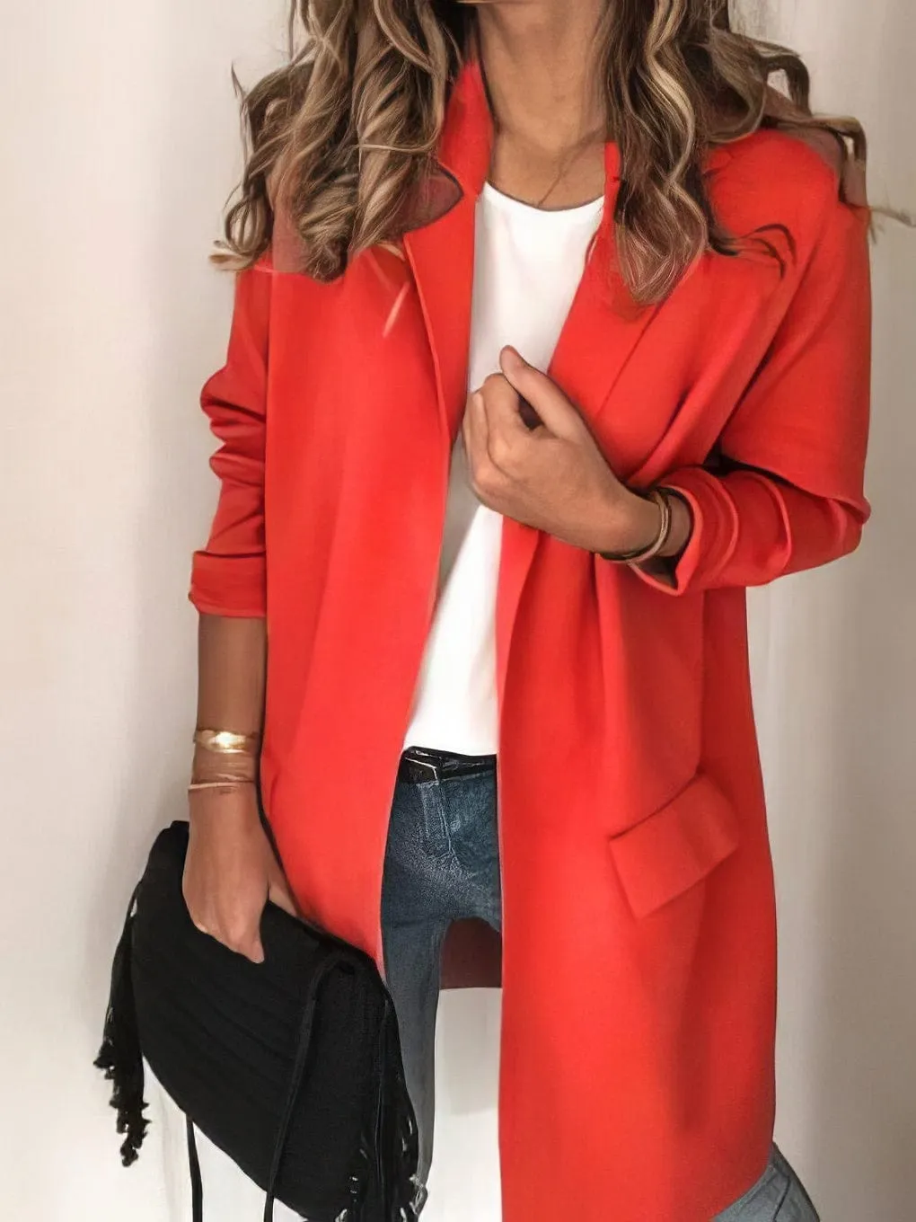 Basic Long Sleeve Blazer