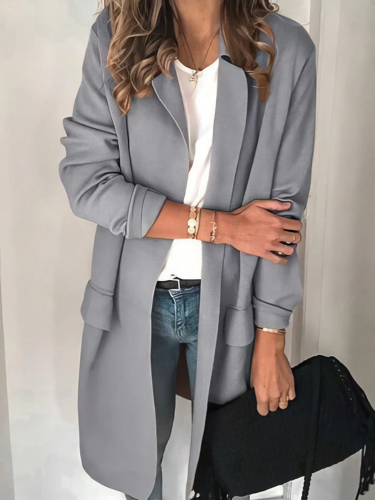 Basic Long Sleeve Blazer