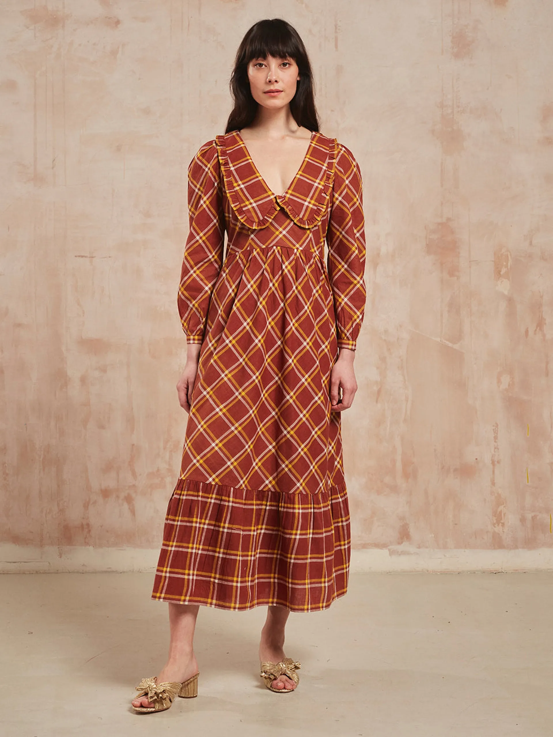 Battenburg check Esme dress