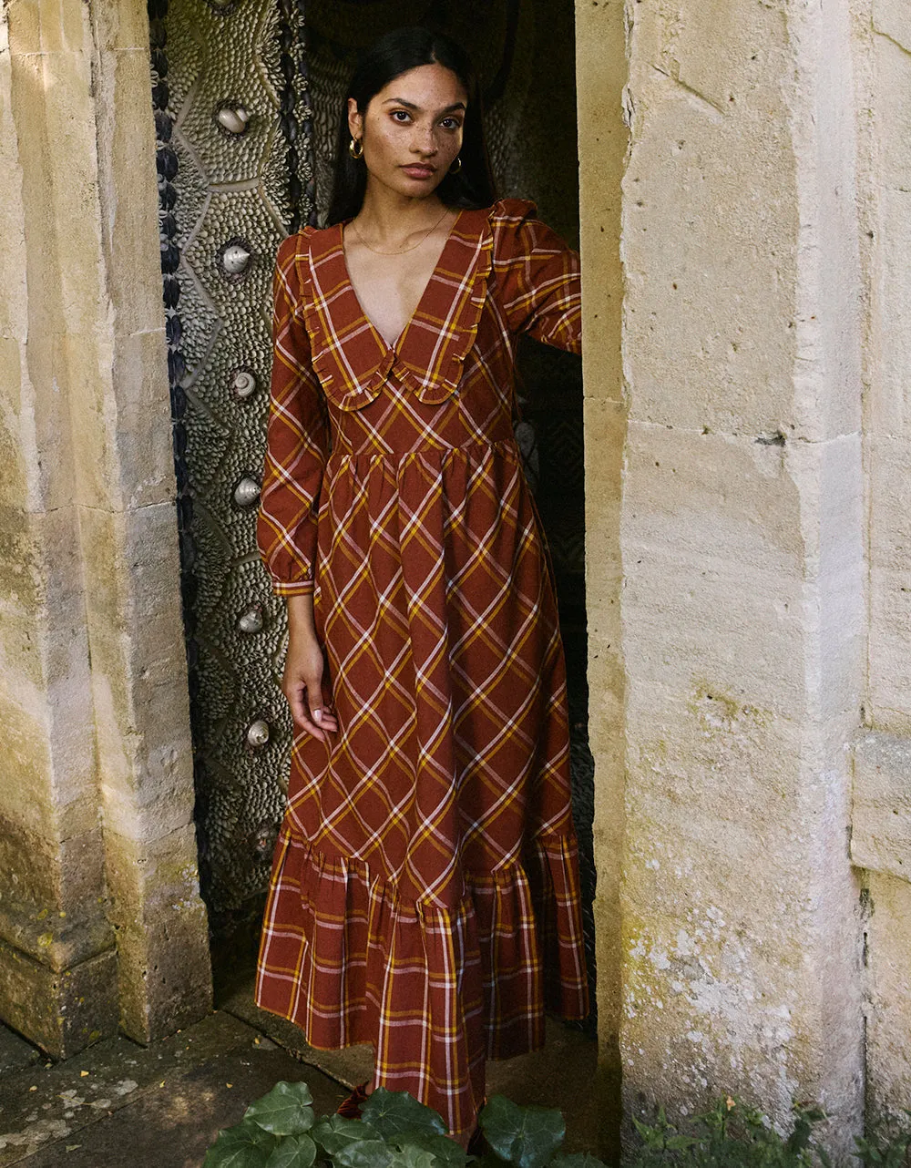 Battenburg check Esme dress