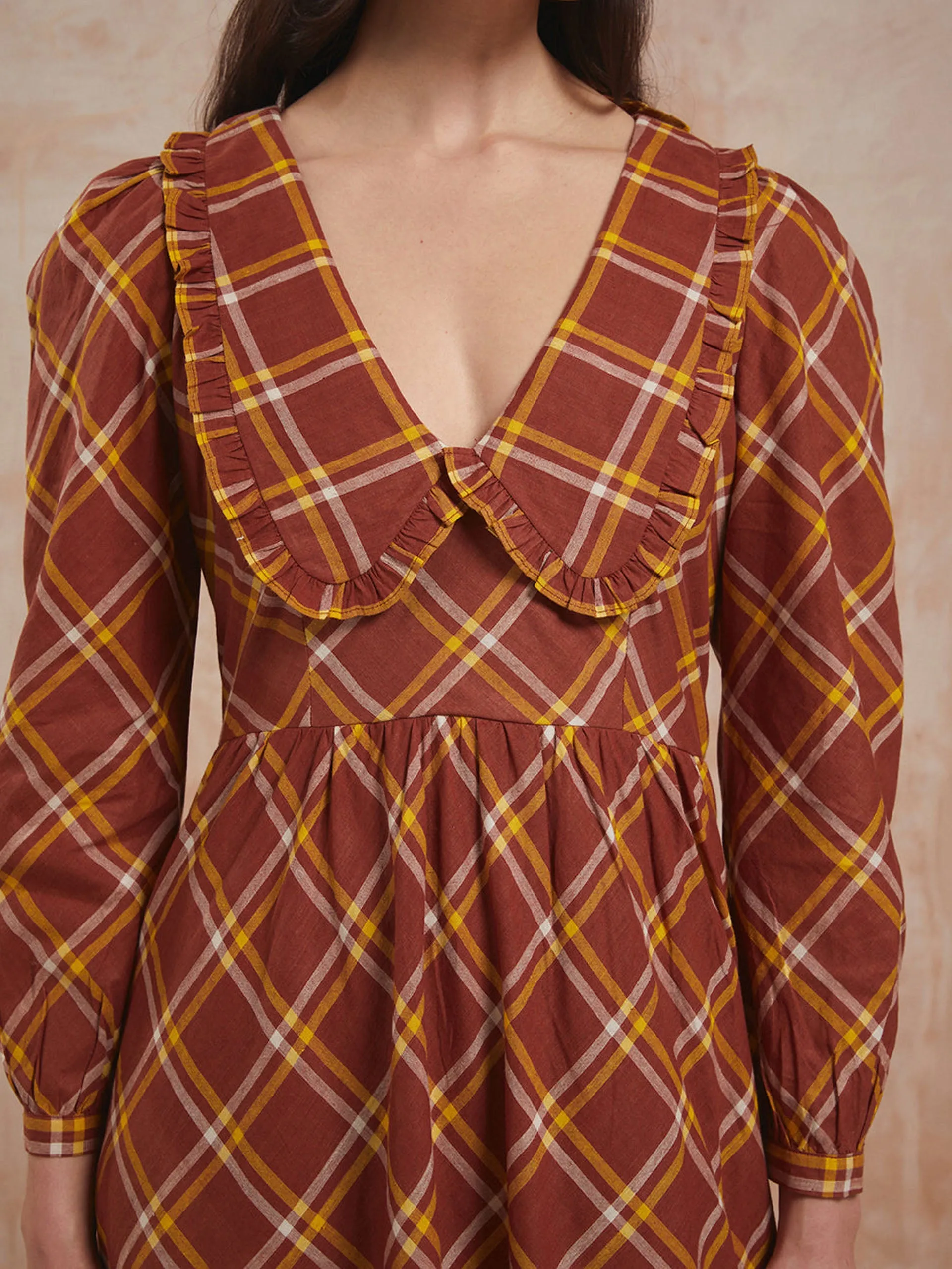 Battenburg check Esme dress