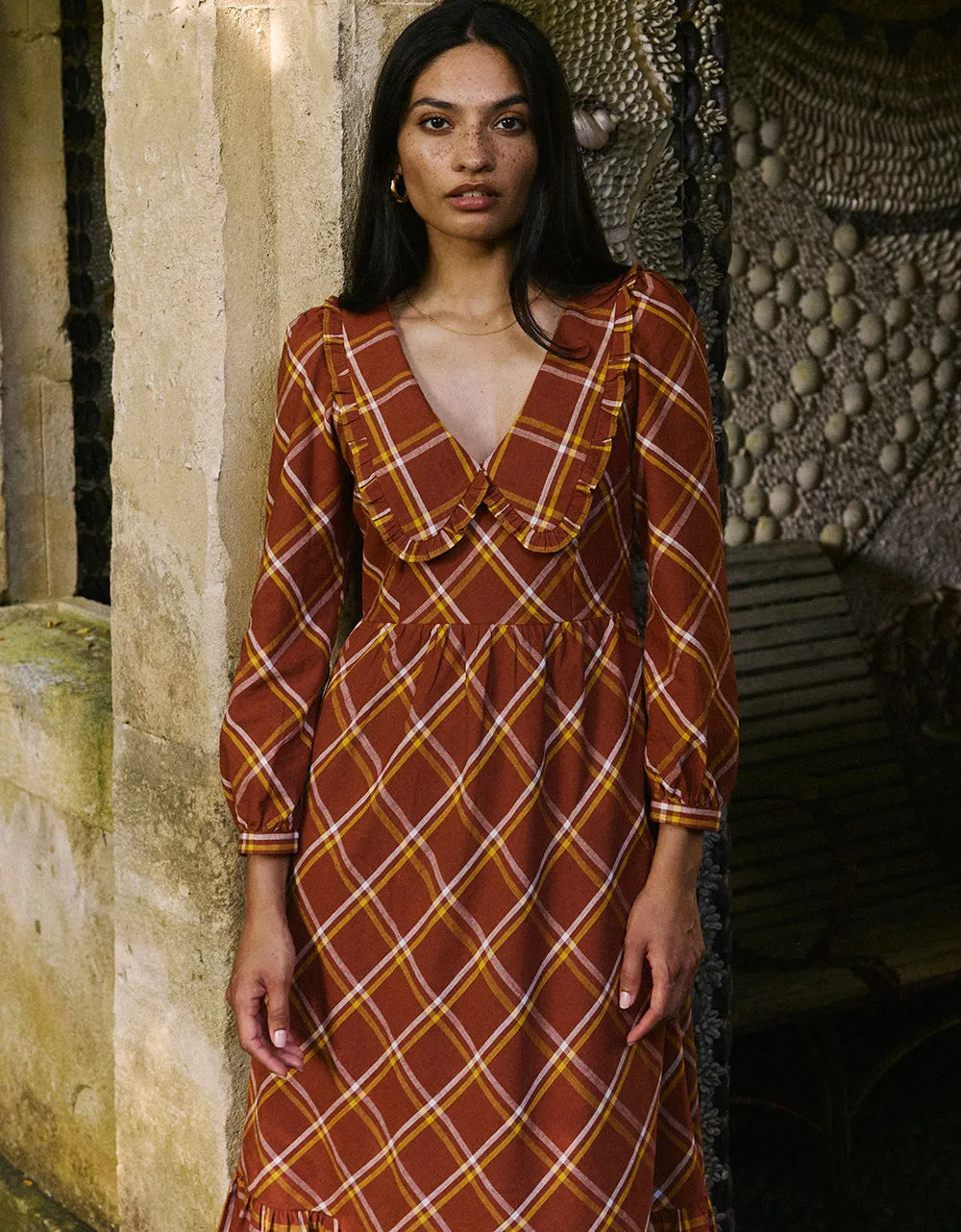 Battenburg check Esme dress