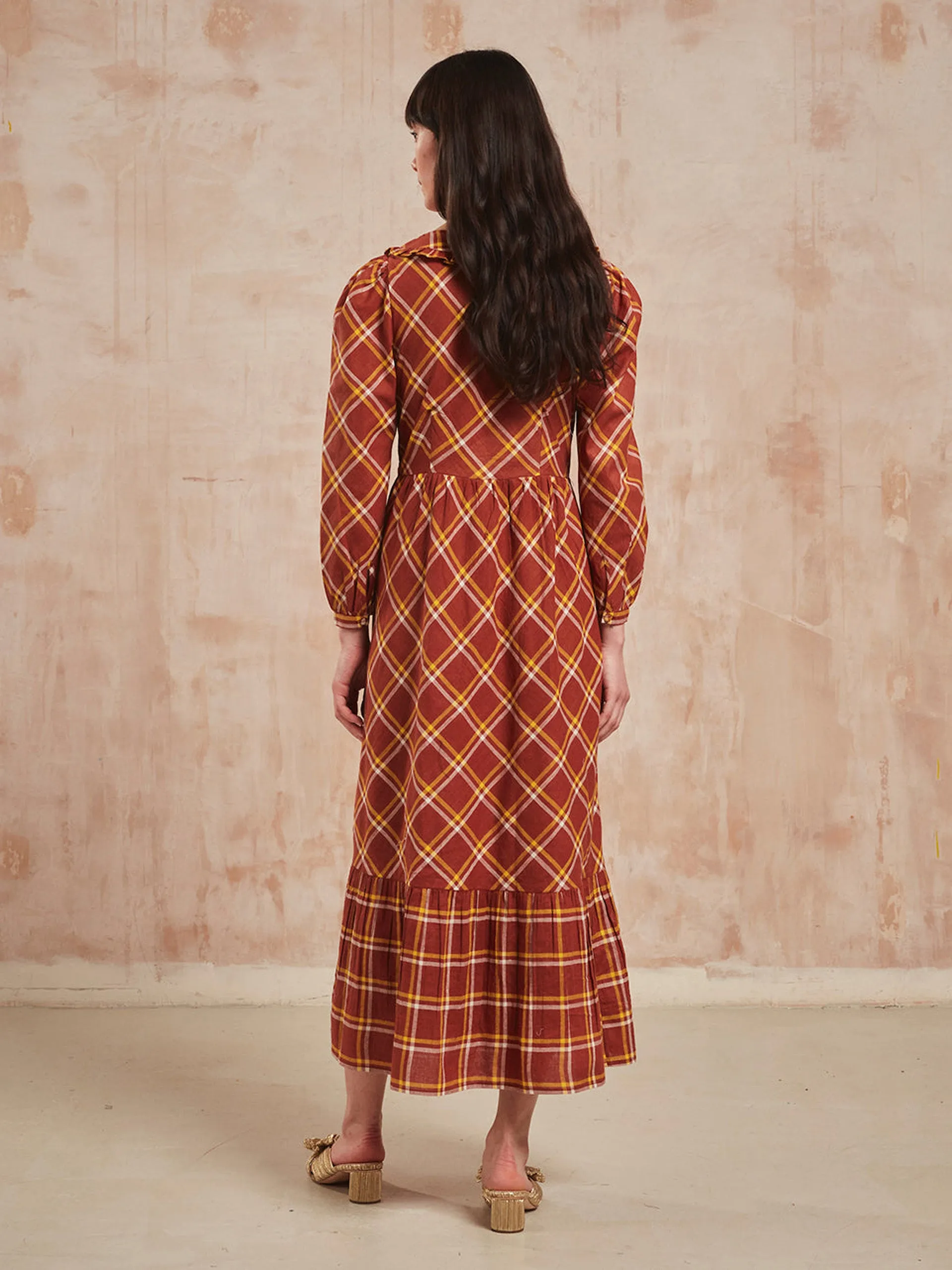 Battenburg check Esme dress