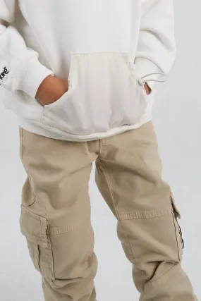 Beige Cargo Pants