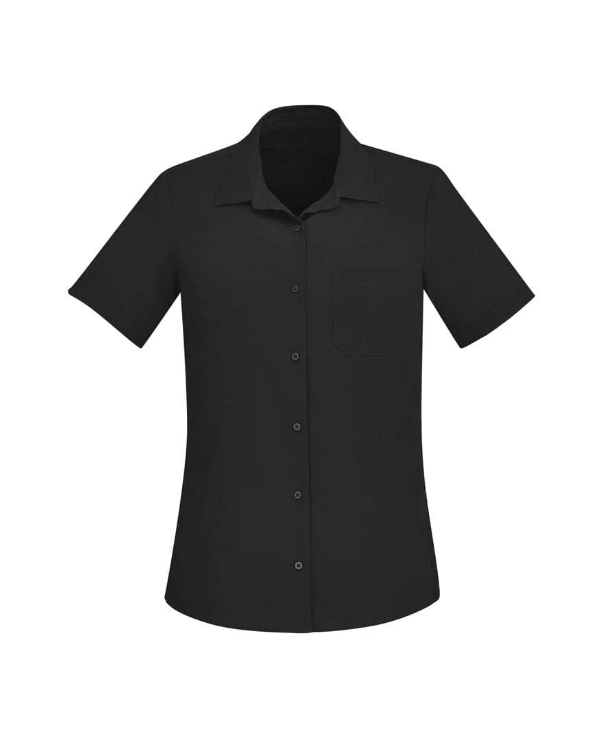 Biz Care Womens Easy Stretch Short Sleeve Shirt CS947LS
