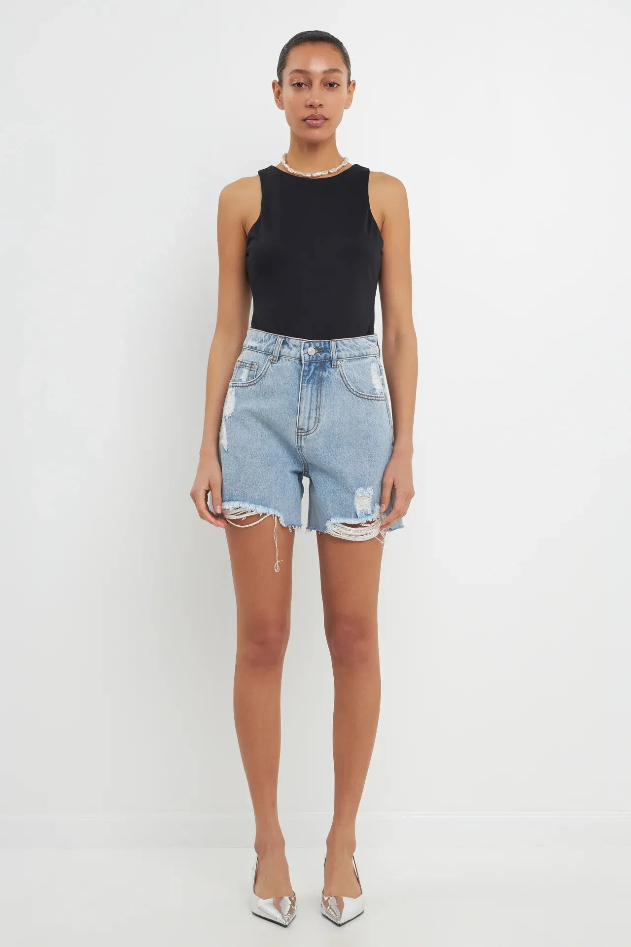 Black Lined Bodysuit