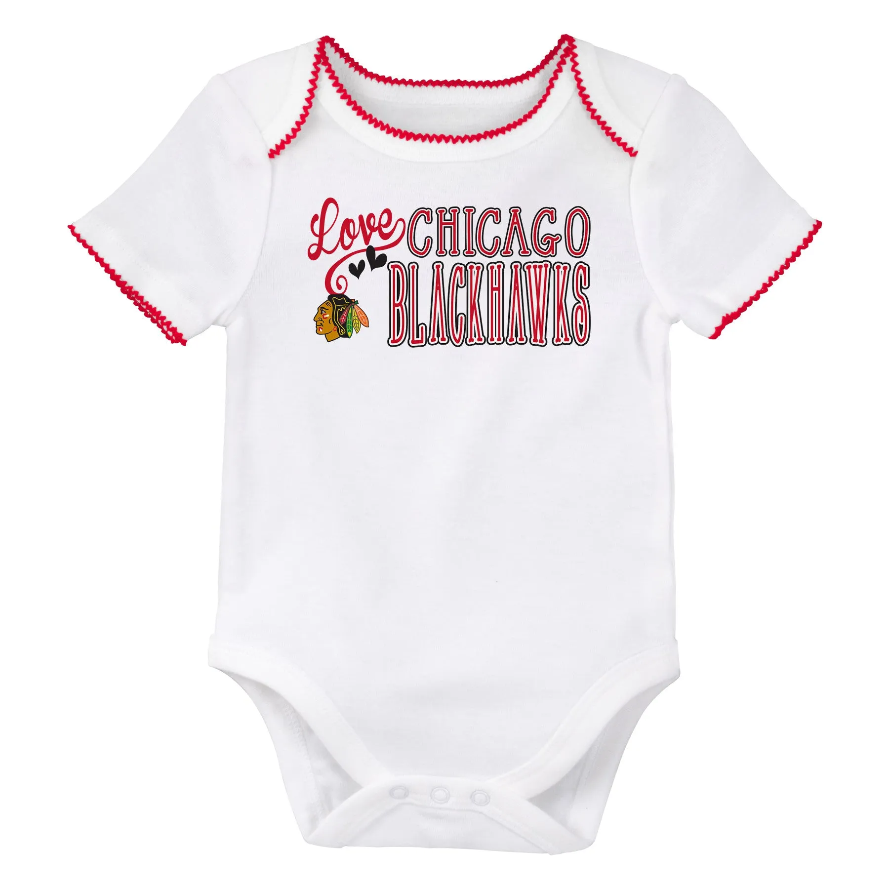 Blackhawks Baby Girl Creeper and Tutu Leggings