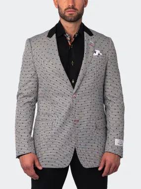 Blazer Socrate Evo HoundstoothFlock White
