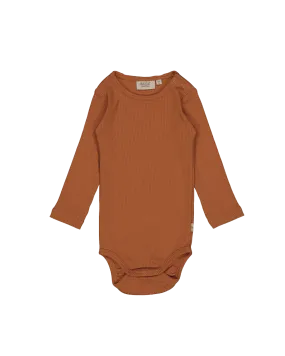BODYSUIT WHEAT AMBER BROWN