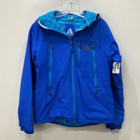 Coat Puffer & Quilted By Eddie Bauer In Blue, Size: M