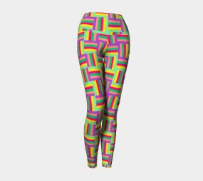 Color Matrix Yoga Legggings