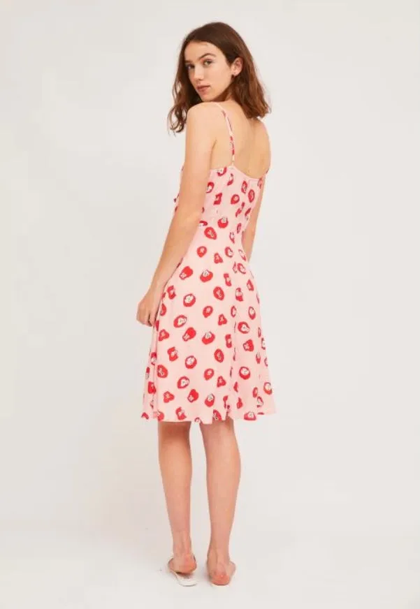 Compania Fantastica Monkey Print Strap Dress
