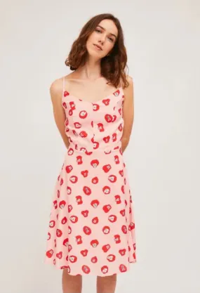 Compania Fantastica Monkey Print Strap Dress