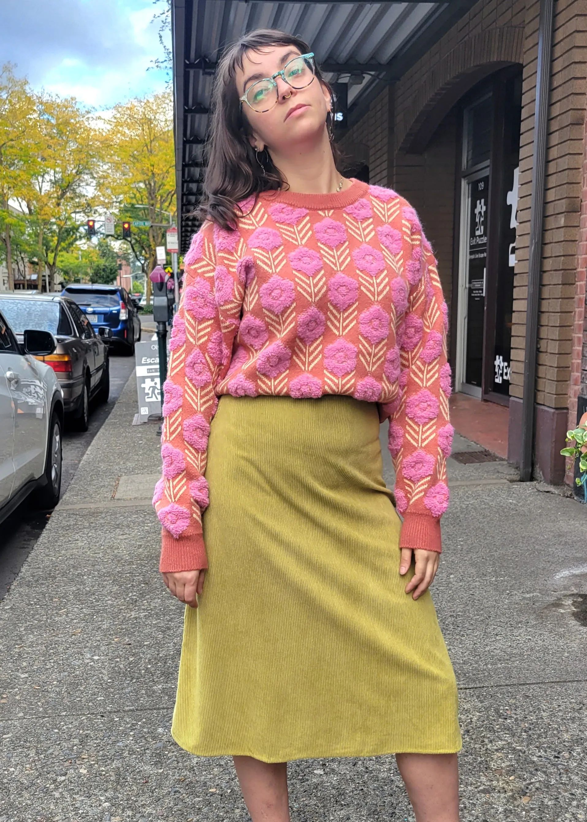 Cord Zip Midi