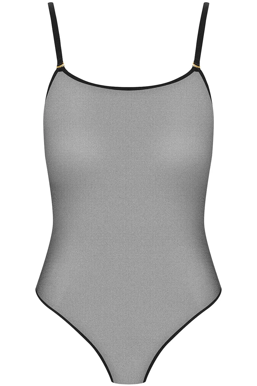Corps à Corps Thong Bodysuit Black