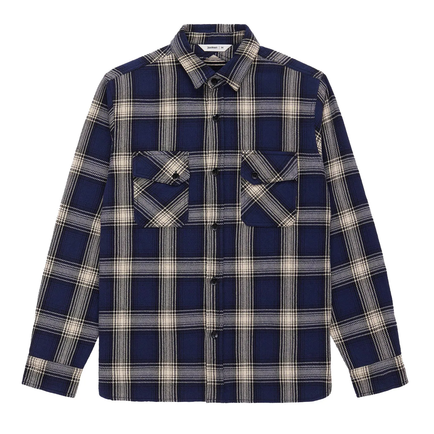 Crosscut Flannel Shirt - Midnight Plaid