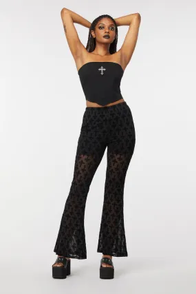 Crucifix Mesh Pants
