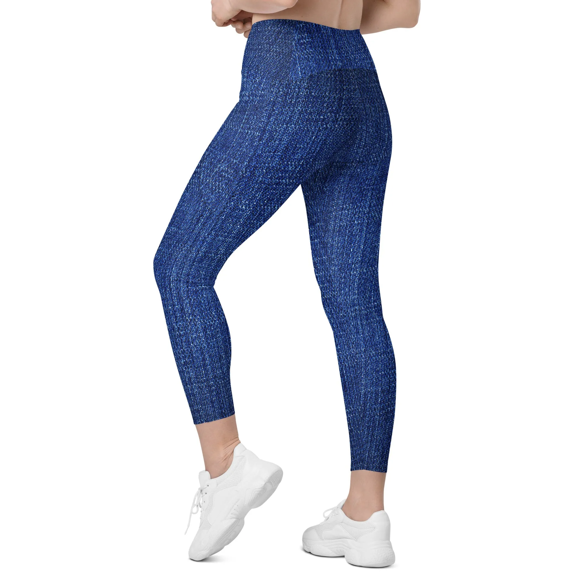 Cute Check Crossover Leggings with Pockets, lioness-love