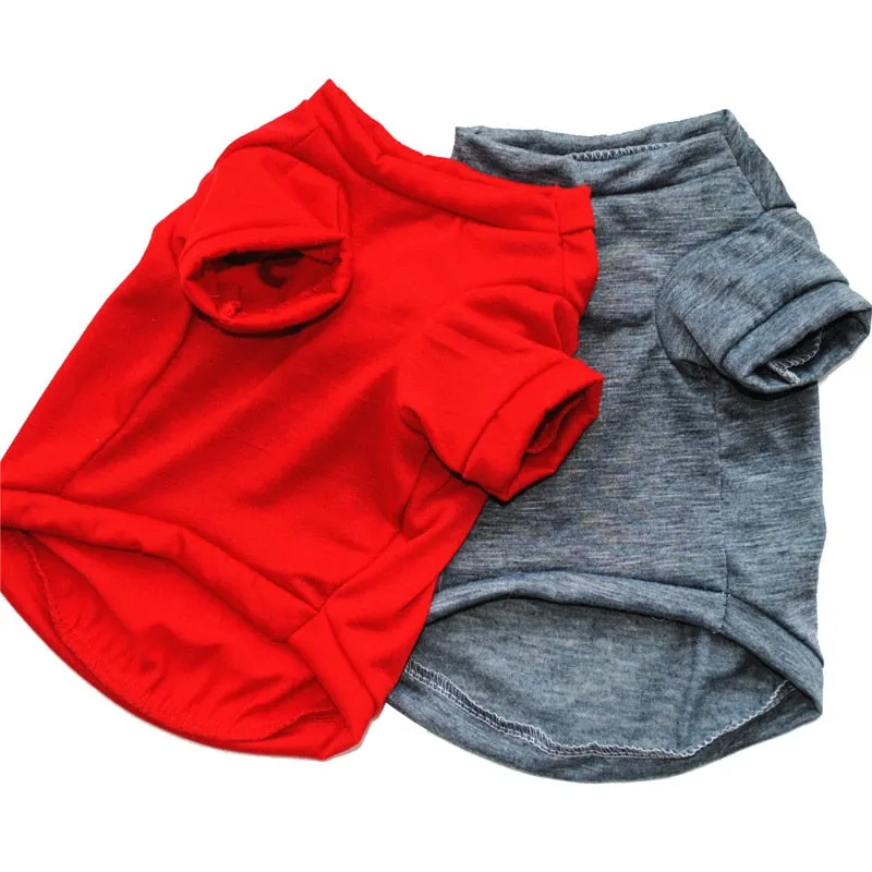 Cute Statement Print Soft Summer Clothing Puppy Shirt