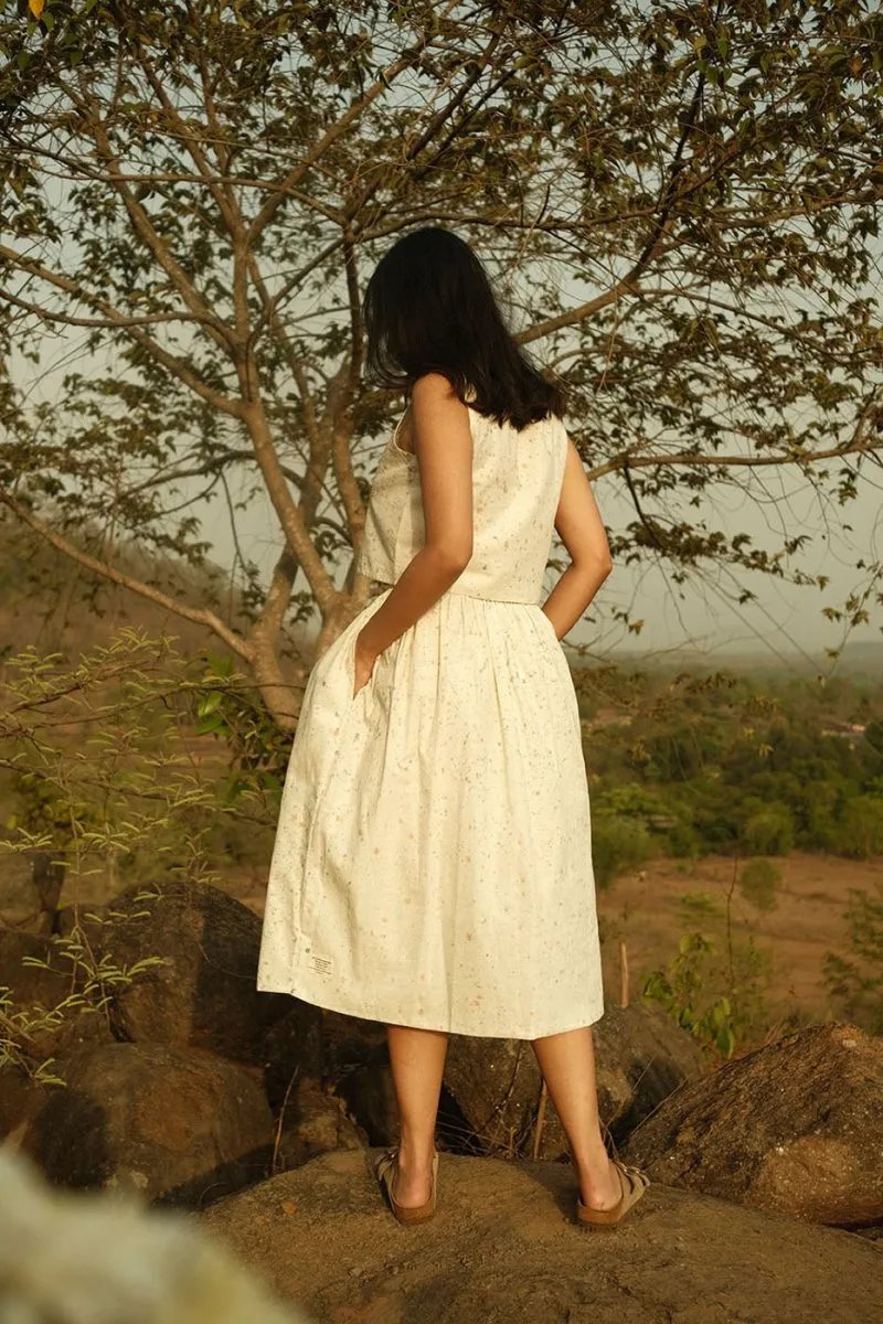 Daisy Organic Cotton Splatter Skirt