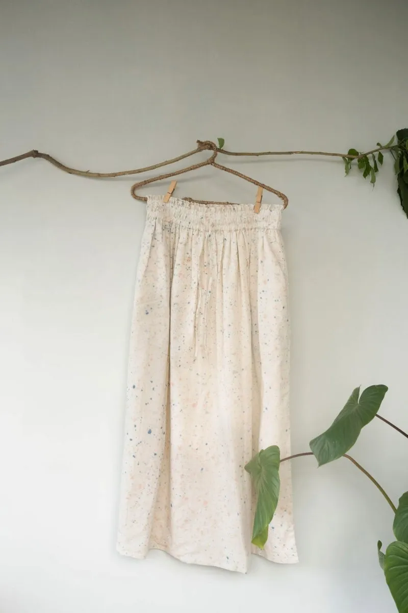 Daisy Organic Cotton Splatter Skirt